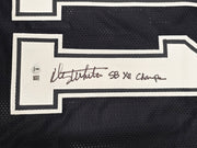 Dallas Cowboys Danny White Autographed Blue Jersey "SB XII Champs" Beckett BAS Witness Stock #260078