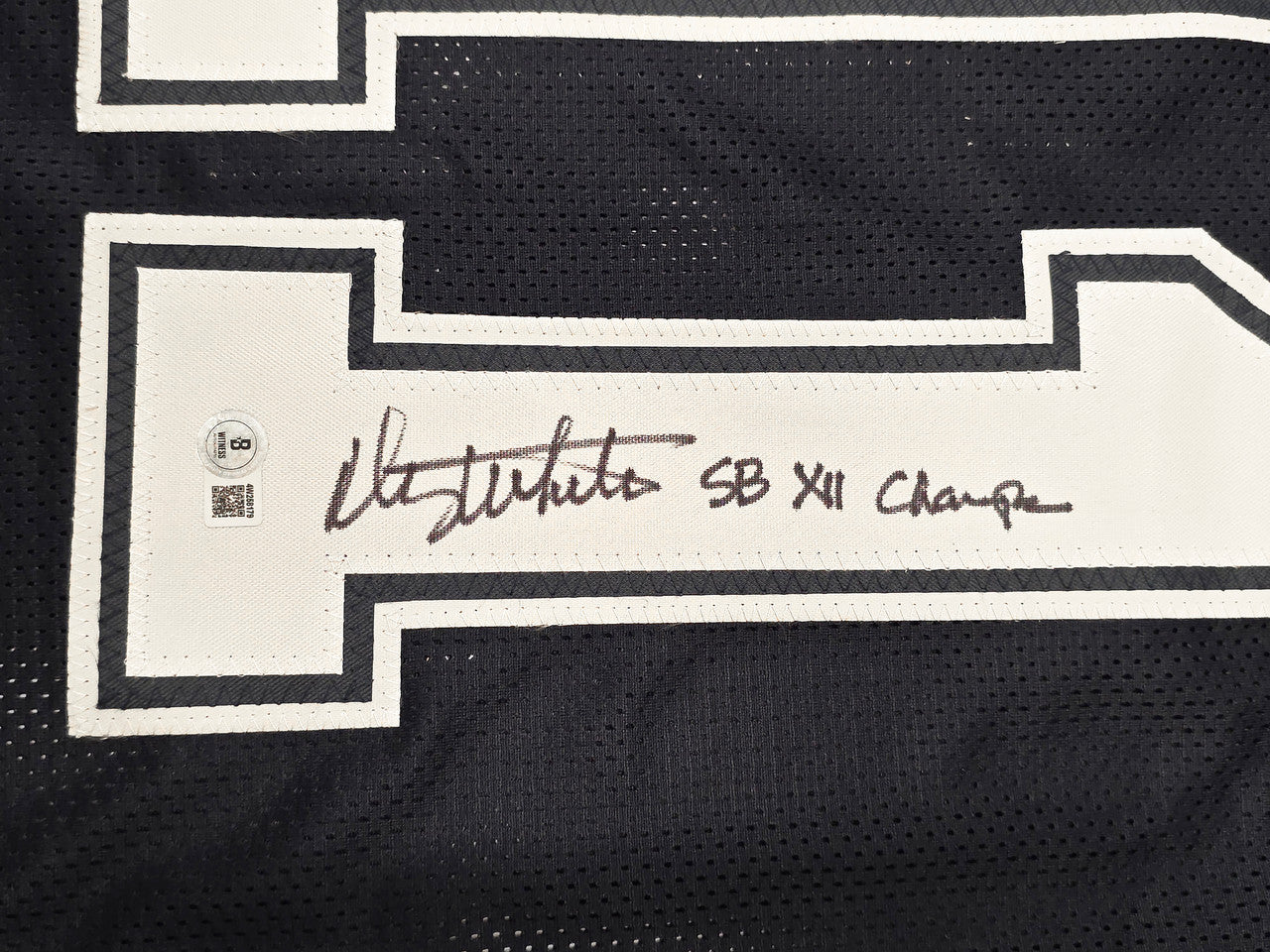 Dallas Cowboys Danny White Autographed Blue Jersey "SB XII Champs" Beckett BAS Witness Stock #260078