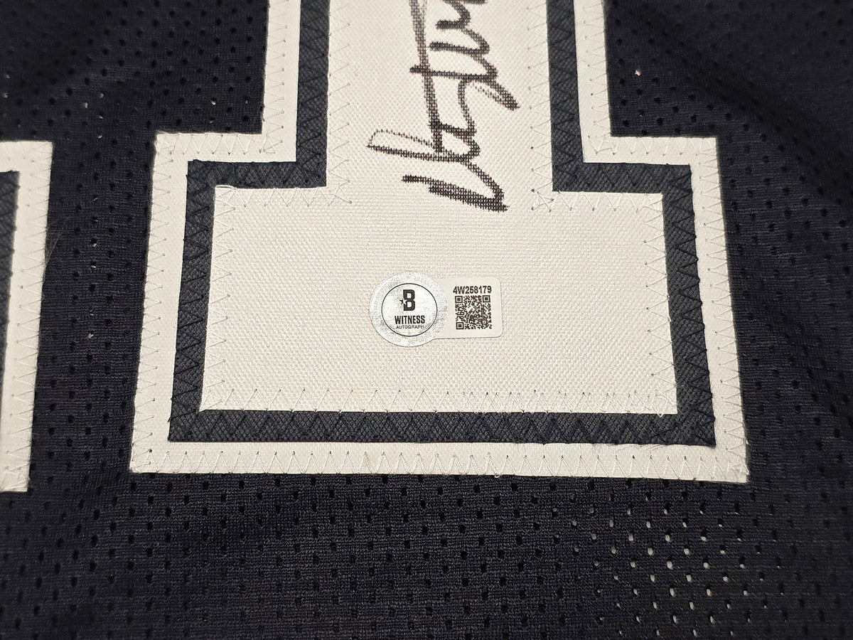 Dallas Cowboys Danny White Autographed Blue Jersey "SB XII Champs" Beckett BAS Witness Stock #260078