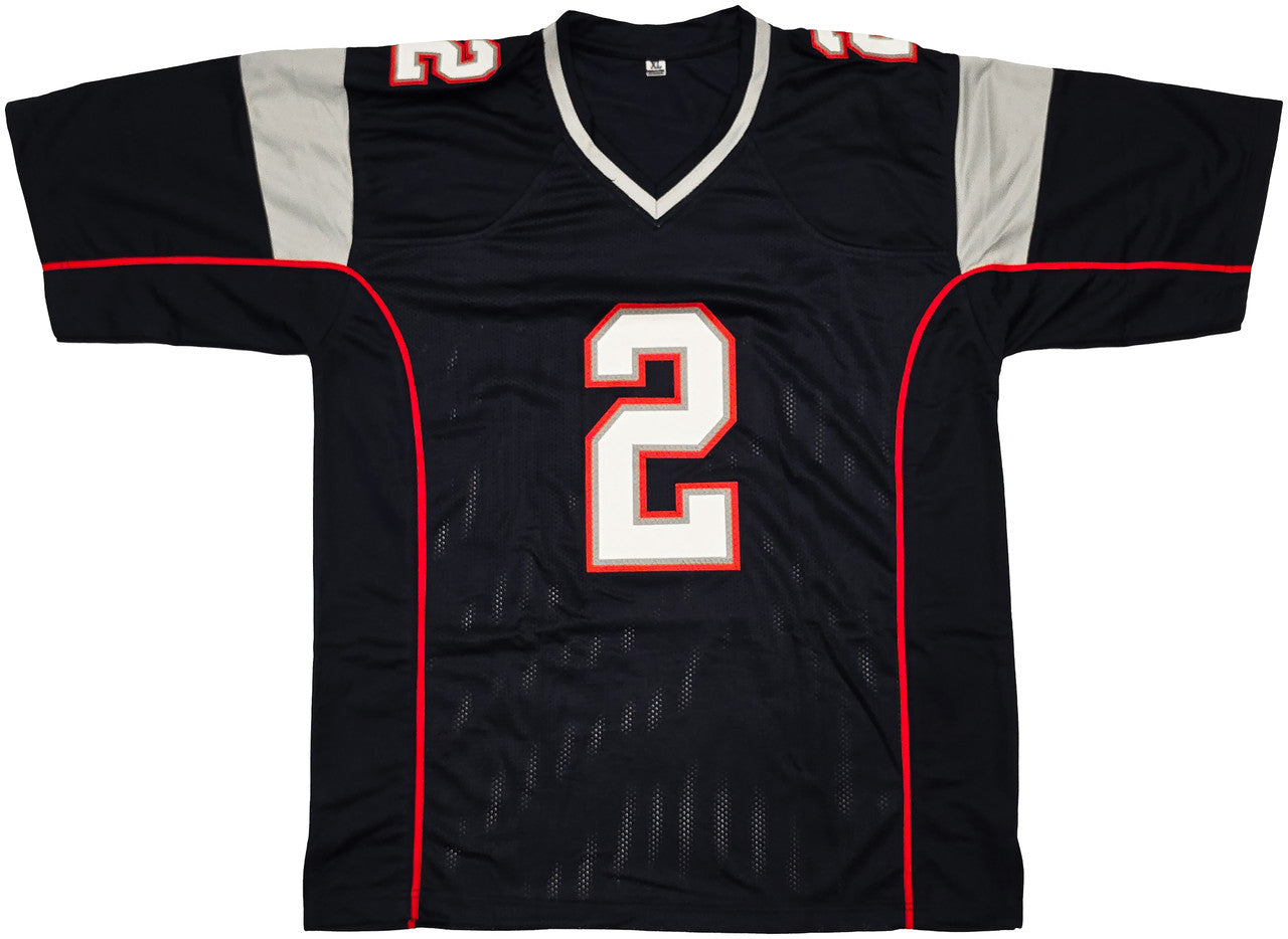 New England Patriots Doug Flutie Autographed Blue Jersey Beckett BAS Witness Stock #260076