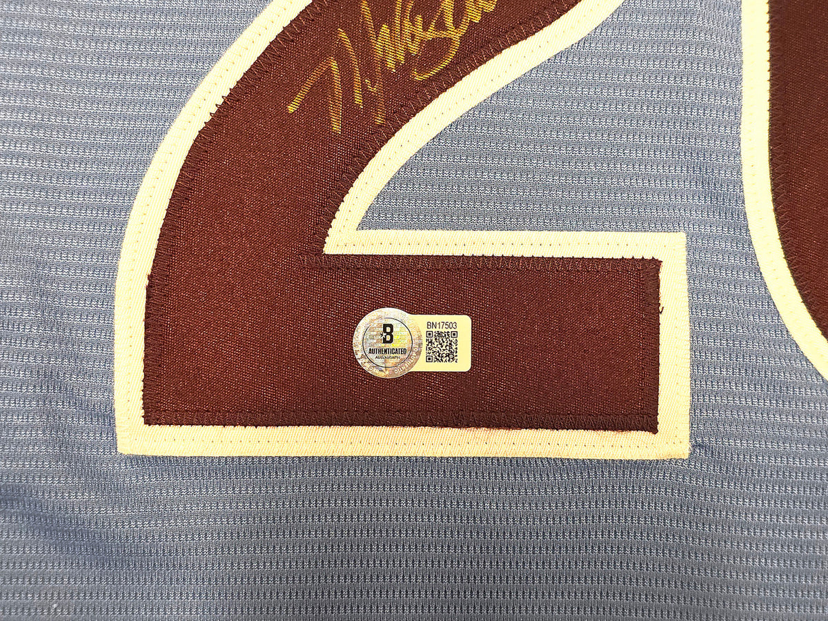 Philadelphia Phillies Mike Schmidt Autographed Light Blue Throwback Nike Jersey Size XL Beckett BAS QR Stock #261404