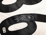 Pittsburgh Steelers Hines Ward Autographed White Jersey Beckett BAS Witness Stock #261911