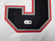 New England Patriots Kayshon Boutte Autographed White Jersey Beckett BAS Witness Stock #261914