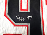 New England Patriots Milton Williams Autographed White Jersey Beckett BAS Witness Stock #261850
