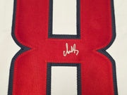 Washington Capitals Alex Ovechkin Autographed White Jersey Beckett BAS QR Stock #261918