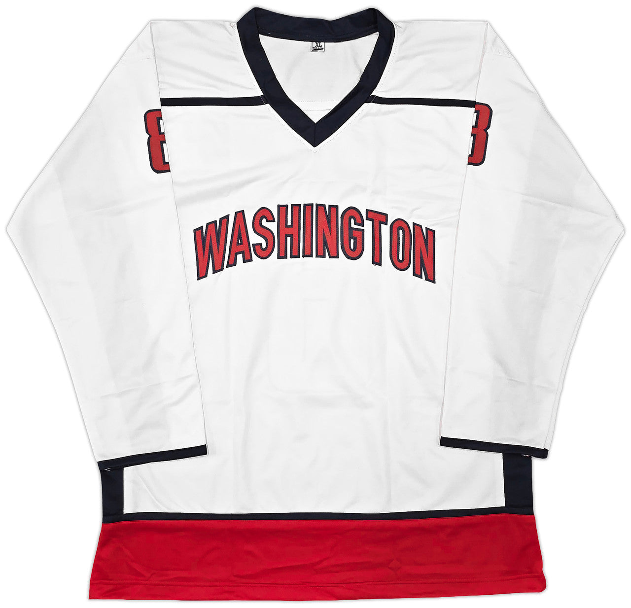 Washington Capitals Alex Ovechkin Autographed White Jersey Beckett BAS QR Stock #261918