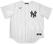 New York Yankees Mariano Rivera Autographed White Pinstripe Nike Jersey Size XL "HOF 2019" Beckett BAS QR Stock #261403