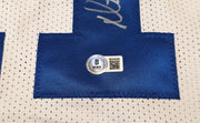 Dallas Cowboys Danny White Autographed White Jersey "SB XII Champs" Beckett BAS Witness Stock #261515