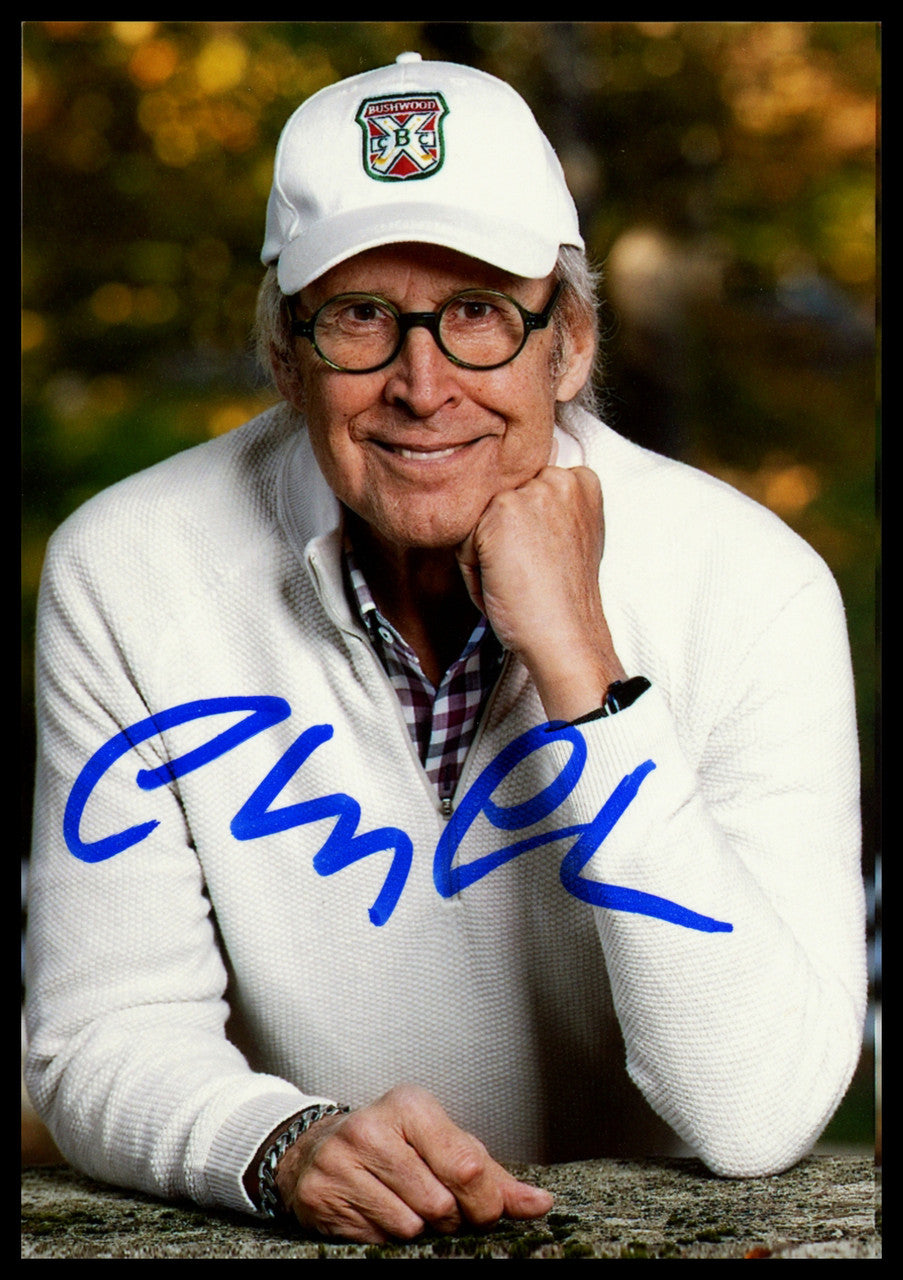 Chevy Chase Autographed 2.5x3.5 Photo Caddyshack Beckett BAS QR Stock #261942