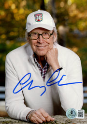 Chevy Chase Autographed 5x7 Photo Caddyshack Beckett BAS QR Stock #261943