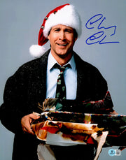 Chevy Chase Autographed 11x14 Photo Christmas Vacation Clark Griswold Beckett BAS QR Stock #261944