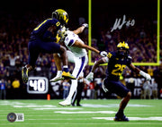 Mike Sainristil Autographed 8x10 Photo Michigan Wolverines Beckett BAS Witness Stock #261969