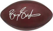 Barry Sanders Autographed Official NFL Leather Game Prepped Football Detroit Lions Beckett BAS QR Stock #260174