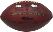 Barry Sanders Autographed Official NFL Leather Game Prepped Football Detroit Lions Beckett BAS QR Stock #260174