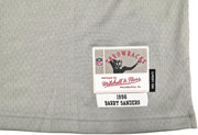 Detroit Lions Barry Sanders Autographed Blue & Grey Split Authentic Mitchell & Ness 1996 NFL Legacy Throwback Jersey Size 48 Beckett BAS QR Stock #260152