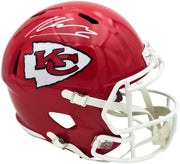 Kenneth Walker III Autographed Kansas City Chiefs Red Full Size Speed Replica Helmet Beckett BAS Witness Stock #262127