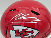 Kenneth Walker III Autographed Kansas City Chiefs Red Full Size Speed Replica Helmet Beckett BAS Witness Stock #262127
