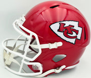 Kenneth Walker III Autographed Kansas City Chiefs Red Full Size Speed Replica Helmet Beckett BAS Witness Stock #262127