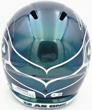 Kenneth Walker III Autographed Seattle Seahawks Metallic Green Full Size Rivalry Speed Replica Helmet "SB LX MVP" Beckett BAS Witness Stock #262128