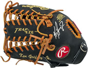 Ken Griffey Jr. Autographed Black Rawlings Heart of the Hide Signature Model Baseball Fielding Glove Seattle Mariners Beckett BAS Witness Stock #262142
