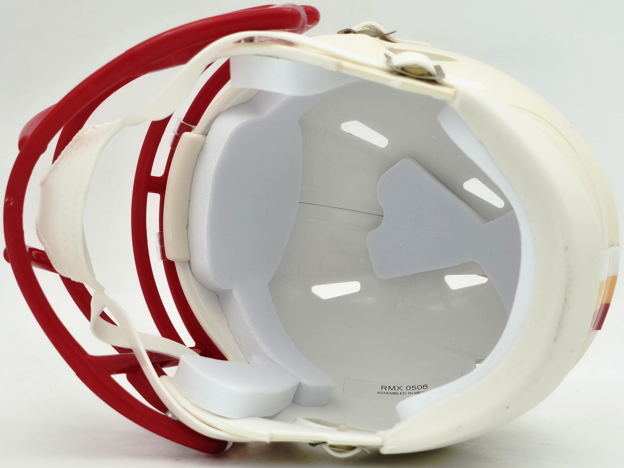 Kenneth Walker III Autographed Kansas City Chiefs Cream Retro Speed Mini Helmet Beckett BAS Witness Stock #262137