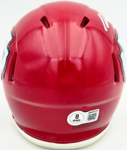 Kenneth Walker III Autographed Kansas City Chiefs Red Speed Mini Helmet Beckett BAS Witness Stock #262139