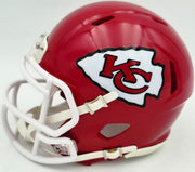 Kenneth Walker III Autographed Kansas City Chiefs Red Speed Mini Helmet Beckett BAS Witness Stock #262139