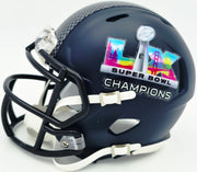 Kenneth Walker III Autographed Seattle Seahawks Blue Super Bowl LX Champions Logo Speed Mini Helmet "SB LX MVP" Beckett BAS Witness Stock #262140