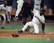 Ken Griffey Jr. Autographed 16x20 Photo Seattle Mariners "The Slide" Beckett BAS Witness Stock #262146