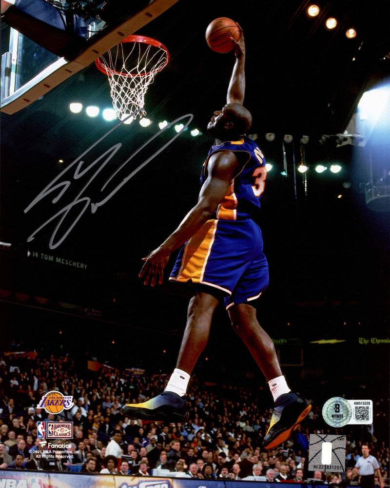Shaquille Shaq O'Neal Autographed 8x10 Photo Los Angeles Lakers Beckett BAS Witness Stock #262083