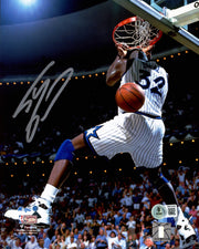Shaquille Shaq O'Neal Autographed 8x10 Photo Orlando Magic Beckett BAS Witness Stock #262086