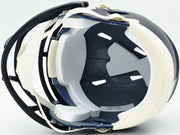Jaxon Smith-Njigba Autographed Seattle Seahawks Blue Super Bowl LX Champions Logo Speed Mini Helmet Fanatics Holo Stock #262361
