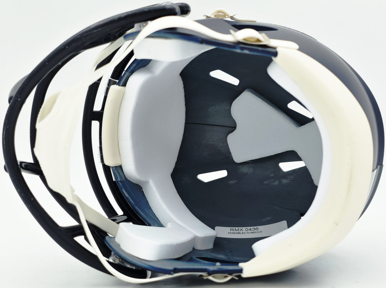 Jaxon Smith-Njigba Autographed Seattle Seahawks Blue Super Bowl LX Champions Logo Speed Mini Helmet Fanatics Holo Stock #262361