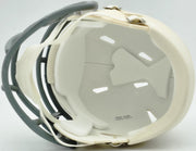 George Pickens Autographed Dallas Cowboys Cream Retro Speed Mini Helmet JSA Witness Stock #262392