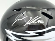 Jason Kelce Autographed Philadelphia Eagles Black 2022 Alternate On-Field Full Size Speed Replica Helmet PSA/DNA ITP Stock #262329