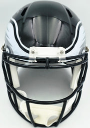 Jason Kelce Autographed Philadelphia Eagles Black 2022 Alternate On-Field Full Size Speed Replica Helmet PSA/DNA ITP Stock #262329
