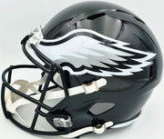 Jason Kelce Autographed Philadelphia Eagles Black 2022 Alternate On-Field Full Size Speed Replica Helmet PSA/DNA ITP Stock #262329