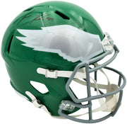 Jason Kelce Autographed Philadelphia Eagles Kelly Green 2023 Alternate Full Size Speed Replica Helmet PSA/DNA ITP Stock #262328
