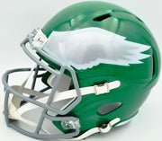 Jason Kelce Autographed Philadelphia Eagles Kelly Green 2023 Alternate Full Size Speed Replica Helmet PSA/DNA ITP Stock #262328