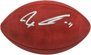 Jaxon Smith-Njigba Autographed Seattle Seahawks Official Super Bowl LX Logo Leather Football Fanatics Holo Stock #262363
