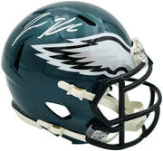 Jason Kelce Autographed Philadelphia Eagles Green Speed Mini Helmet PSA/DNA ITP Stock #262330