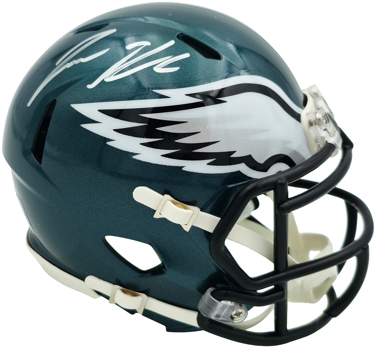 Jason Kelce Autographed Philadelphia Eagles Green Speed Mini Helmet PSA/DNA ITP Stock #262330