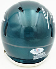 Jason Kelce Autographed Philadelphia Eagles Green Speed Mini Helmet PSA/DNA ITP Stock #262330