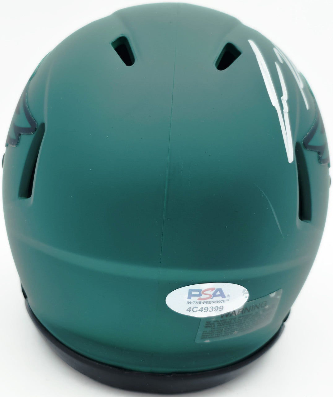 Jason Kelce Autographed Philadelphia Eagles Rave Green Speed Mini Helmet PSA/DNA ITP Stock #262331
