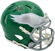 Jason Kelce Autographed Philadelphia Eagles Kelly Green 2023 Alternate Speed Mini Helmet PSA/DNA ITP Stock #262333