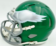 Jason Kelce Autographed Philadelphia Eagles Kelly Green 2023 Alternate Speed Mini Helmet PSA/DNA ITP Stock #262333