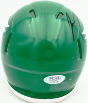 Jason Kelce Autographed Philadelphia Eagles Kelly Green 2023 Alternate Speed Mini Helmet PSA/DNA ITP Stock #262333