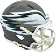 Jason Kelce Autographed Philadelphia Eagles AMP Gray Speed Mini Helmet PSA/DNA ITP Stock #262335