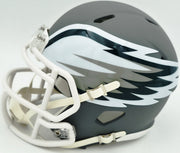 Jason Kelce Autographed Philadelphia Eagles AMP Gray Speed Mini Helmet PSA/DNA ITP Stock #262335