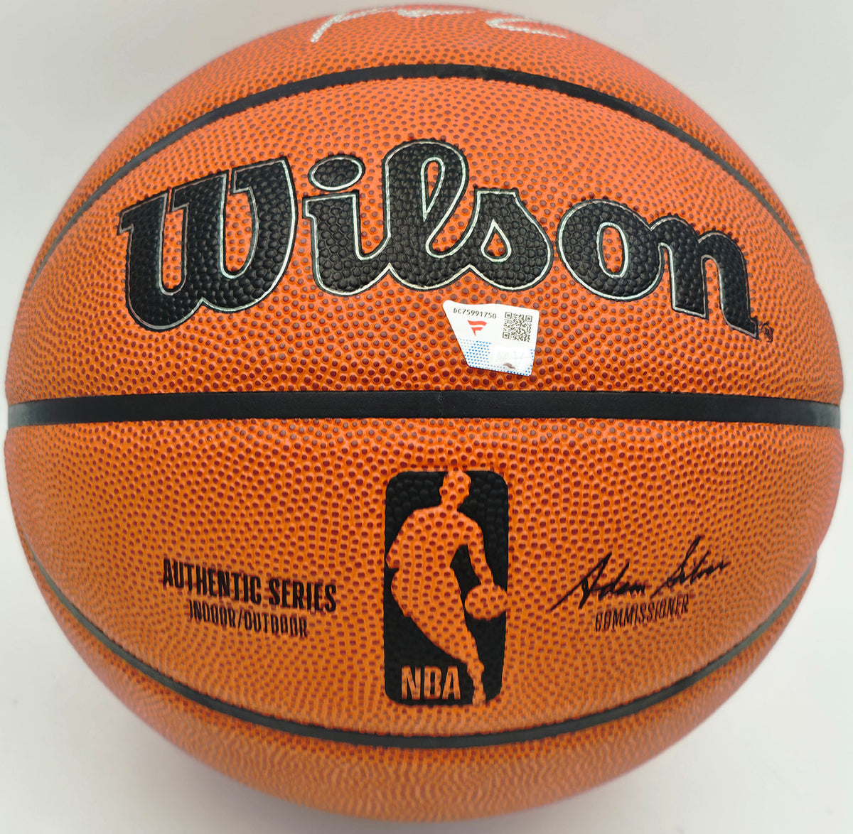 Kon Knueppel Autographed Wilson Authentic Series I/O Basketball Charlotte Hornets Fanatics Holo Stock #262373